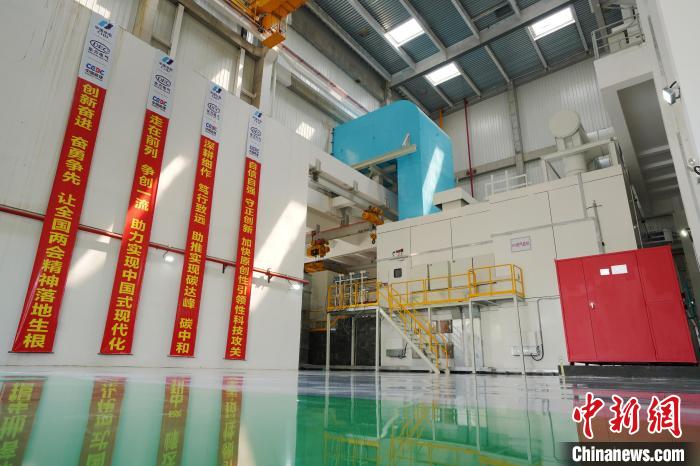 全国产化F级50兆瓦重型燃气轮机机组。　中国东方电气集团有限公司供图