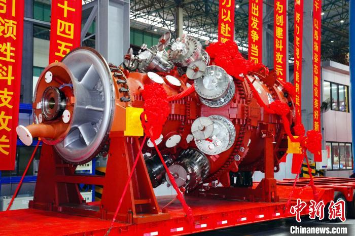 F级50MW重型燃机。　东方汽轮机有限公司供图